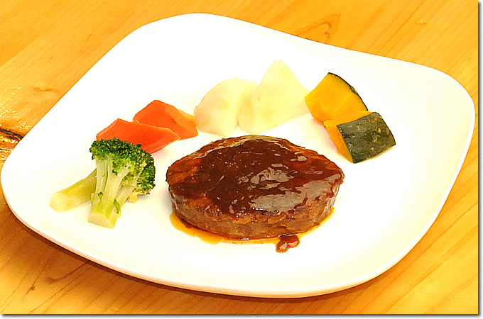 蜂蜜デミグラスハンバーグ